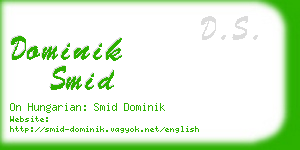 dominik smid business card
